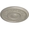 Ekena Millwork Tyrone Ceiling Medallion (Fits Canopies up to 6 3/4"), Hand-Painted Pearl White, 16 1/8"OD x 3/4"P CM16TYPWS - alternate 3